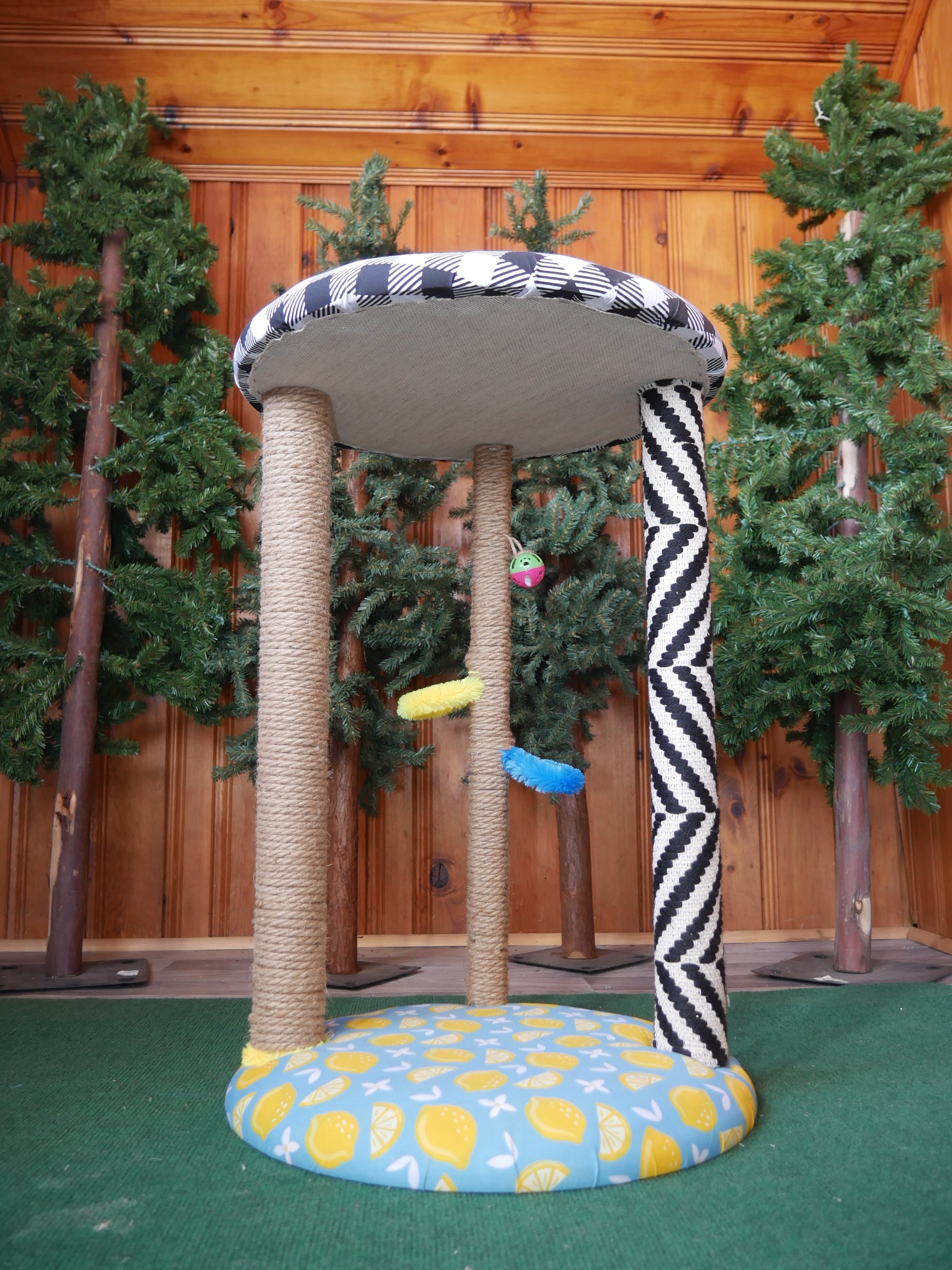 Multi-Pattern 18x27 Scratch Tower For Cats